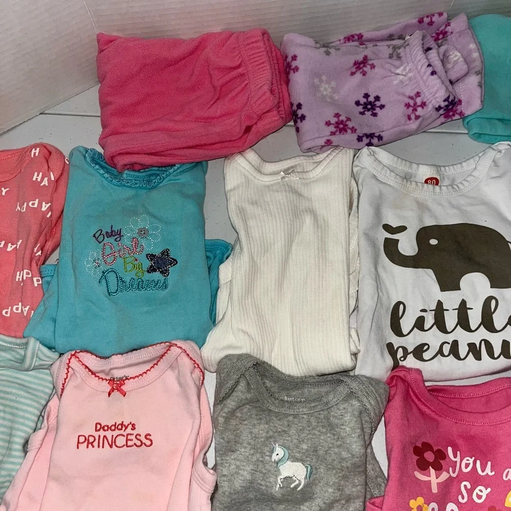 Bundle of 28 Fall / Winter Girls Clothes